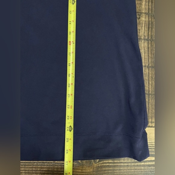 Eileen Fisher Organic Cotton Tunic Top Women’s S Navy Long Sleeve - Picture 7 of 7